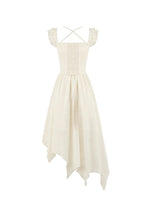 Load image into Gallery viewer, Vintage Gothic Textured Lace Irregular Strap Dress DW1172