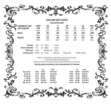 Load image into Gallery viewer, Goth V-Neck Lace Embroidery Asymmetric Flowy Chiffon Dress DW1180