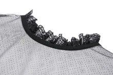 Load image into Gallery viewer, Gothic Dark Night Elf winged hem mesh dress DW796