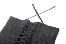 Load image into Gallery viewer, Gothic black swan tulle lace trim dress DW797