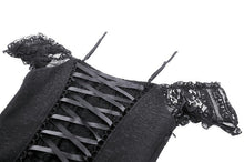 Load image into Gallery viewer, Gothic noble romantic lace hi-low dress. DW950