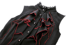 Load image into Gallery viewer, Little Devil black and red tail shirt dress DW958