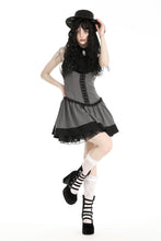 Load image into Gallery viewer, Dark stripes preppy style dress. DW971