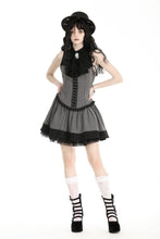 Load image into Gallery viewer, Dark stripes preppy style dress. DW971