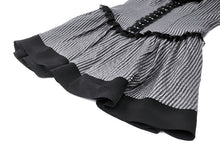 Load image into Gallery viewer, Dark stripes preppy style dress. DW971