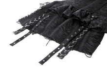 Load image into Gallery viewer, Punk rock black edgy rebellious dress DW978