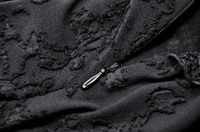 Load image into Gallery viewer, Punk rock black edgy rebellious dress DW978