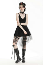 Load image into Gallery viewer, Irregular spider web knit dress with metal pentagrams DW979