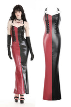 Load image into Gallery viewer, Magical girl red-black contrast bodycon dress DW984