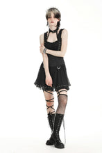 Load image into Gallery viewer, Punk black rebel lace dress. DW986