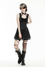 Load image into Gallery viewer, Punk black rebel lace dress. DW986