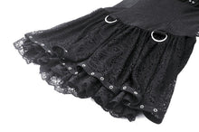 Load image into Gallery viewer, Punk black rebel lace dress. DW986
