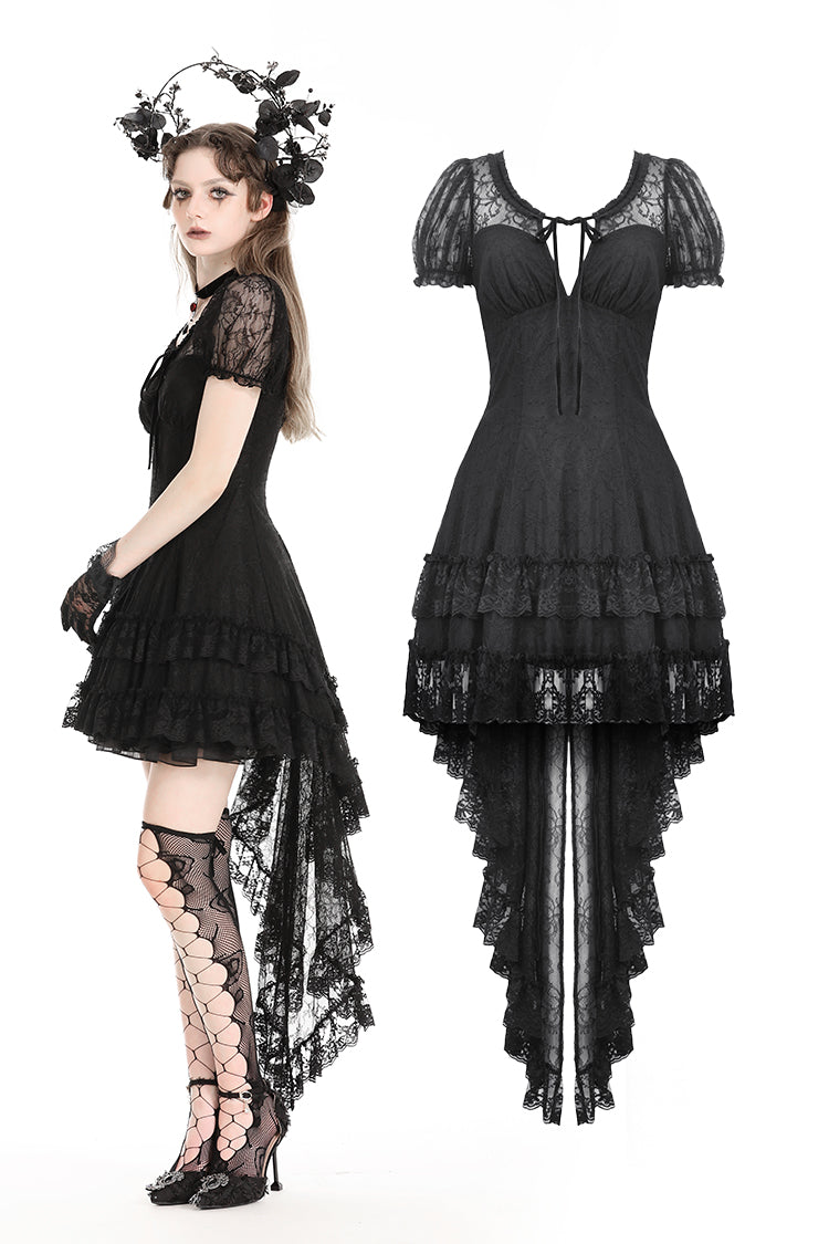 Gothic Princess lace tail dress DW987 – DARK IN LOVE