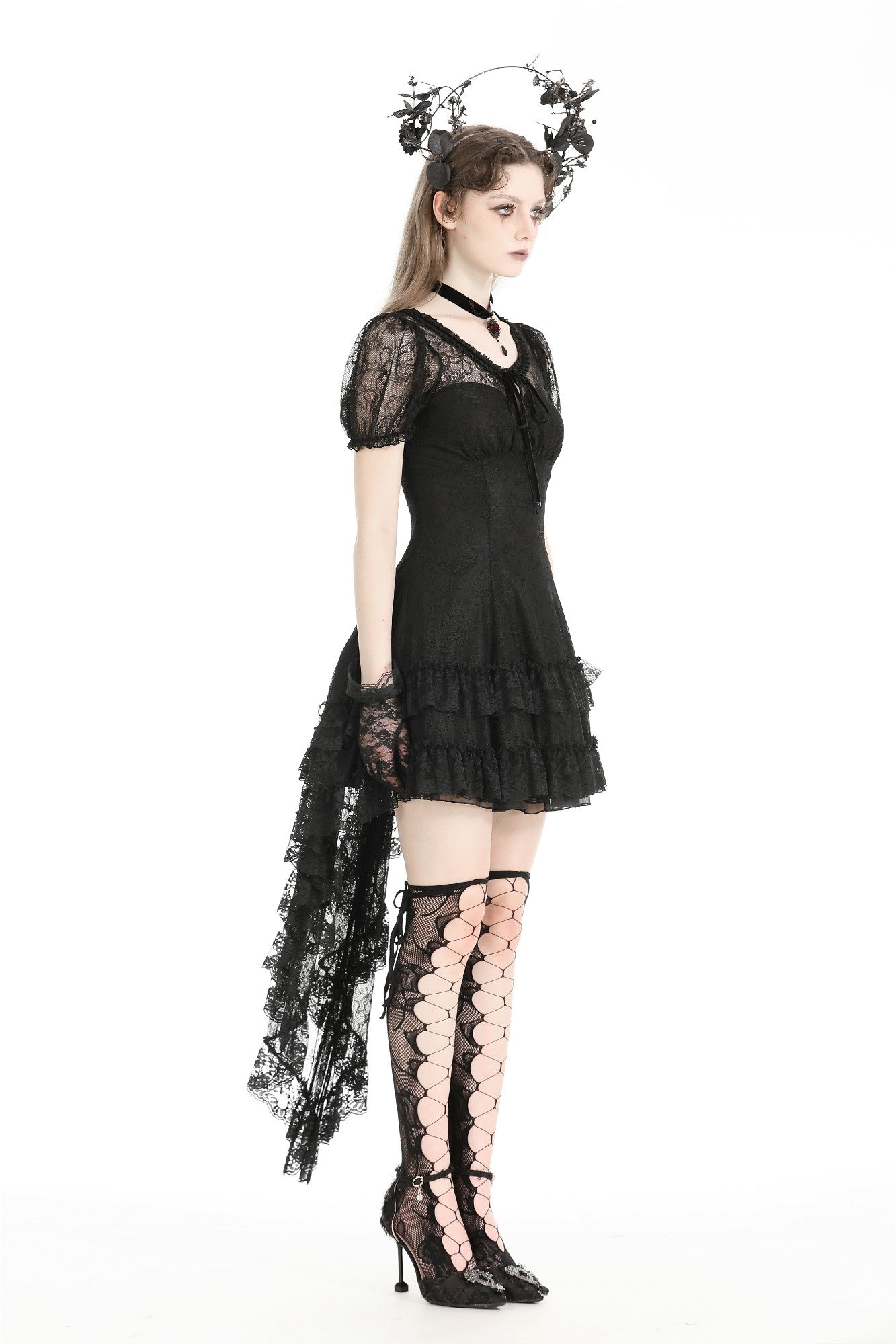 日本全国送料無料商品人気ランキング Gothic Princess lace tail dress DW987 – DARK IN LOVE その他