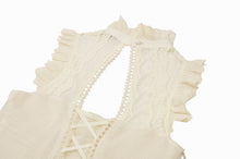 Load image into Gallery viewer, Steampunk Explorer&#39;s beige irregular lace dress DW994