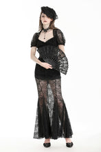 Load image into Gallery viewer, Gothic dark elegant sexy lace mermaid dress DW996