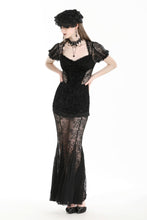 Load image into Gallery viewer, Gothic dark elegant sexy lace mermaid dress DW996