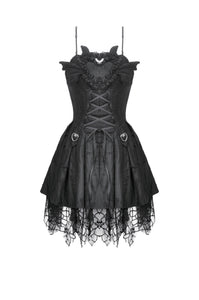 Gothic Dark Demon Pleated Dress DW997