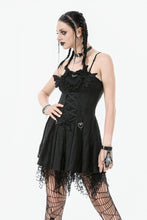 Load image into Gallery viewer, Gothic Dark Demon Pleated Dress DW997