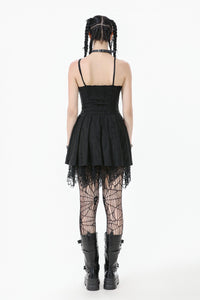Gothic Dark Demon Pleated Dress DW997