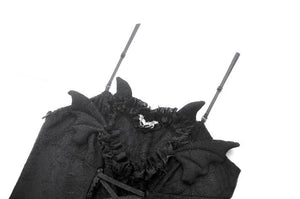 Gothic Dark Demon Pleated Dress DW997