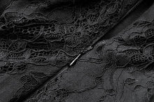 Load image into Gallery viewer, Gothic Faux Two-Piece Lace Velvet Rose Maxi Dress DW998