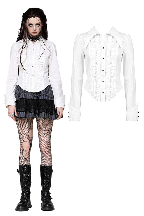 White Gothic Demon Shirt IW103WH