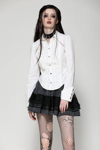 White Gothic Demon Shirt IW103WH