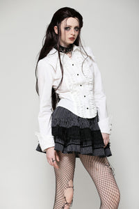 White Gothic Demon Shirt IW103WH