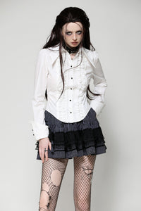 White Gothic Demon Shirt IW103WH