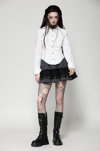 White Gothic Demon Shirt IW103WH