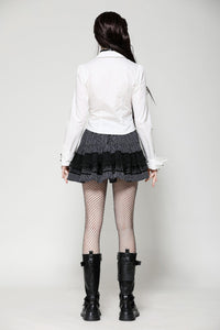 White Gothic Demon Shirt IW103WH
