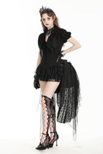 Load image into Gallery viewer, Deep V-neck gothic pleated blouse IW112-1