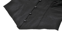 Load image into Gallery viewer, Deep V-neck gothic pleated blouse IW112-1