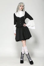 Load image into Gallery viewer, Elegant Gothic Black and White Doll Blouse IW123