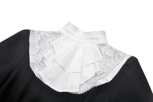 Load image into Gallery viewer, Elegant Gothic Black and White Doll Blouse IW123