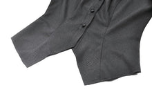 Load image into Gallery viewer, Gothic Short-Sleeve Blouse with Removable Rosette Cravat IW126