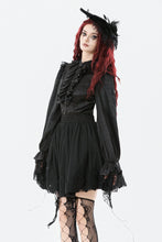 Load image into Gallery viewer, Nocturne Ruffle Gothic Blouse IW131