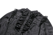 Load image into Gallery viewer, Nocturne Ruffle Gothic Blouse IW131