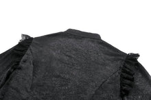 Load image into Gallery viewer, Nocturne Ruffle Gothic Blouse IW131