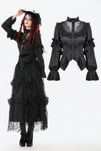 Load image into Gallery viewer, Raven’s Kiss Gothic Court Blouse IW136