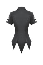 Load image into Gallery viewer, Ruptured Lace-Up Punk Shirt IW139 - Gothlolibeauty