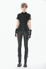 Load image into Gallery viewer, Ruptured Lace-Up Punk Shirt IW139 - Gothlolibeauty