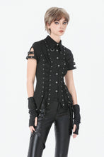 Load image into Gallery viewer, Ruptured Lace-Up Punk Shirt IW139 - Gothlolibeauty