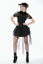 Load image into Gallery viewer, Courtly Sheer Lace Ruffle Blouse IW142 - Gothlolibeauty