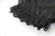 Load image into Gallery viewer, Courtly Sheer Lace Ruffle Blouse IW142 - Gothlolibeauty