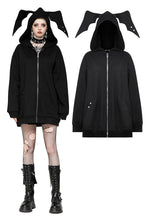 Load image into Gallery viewer, Batwing loose hoodie cardigan JW255