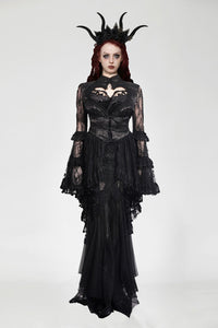 Gothic Classic Heart-Shaped Hollow-Out Tailcoat  JW269