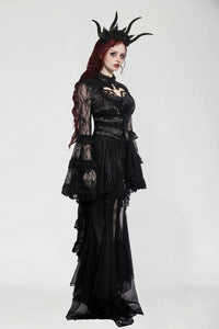 Gothic Classic Heart-Shaped Hollow-Out Tailcoat  JW269