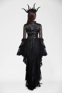 Gothic Classic Heart-Shaped Hollow-Out Tailcoat  JW269